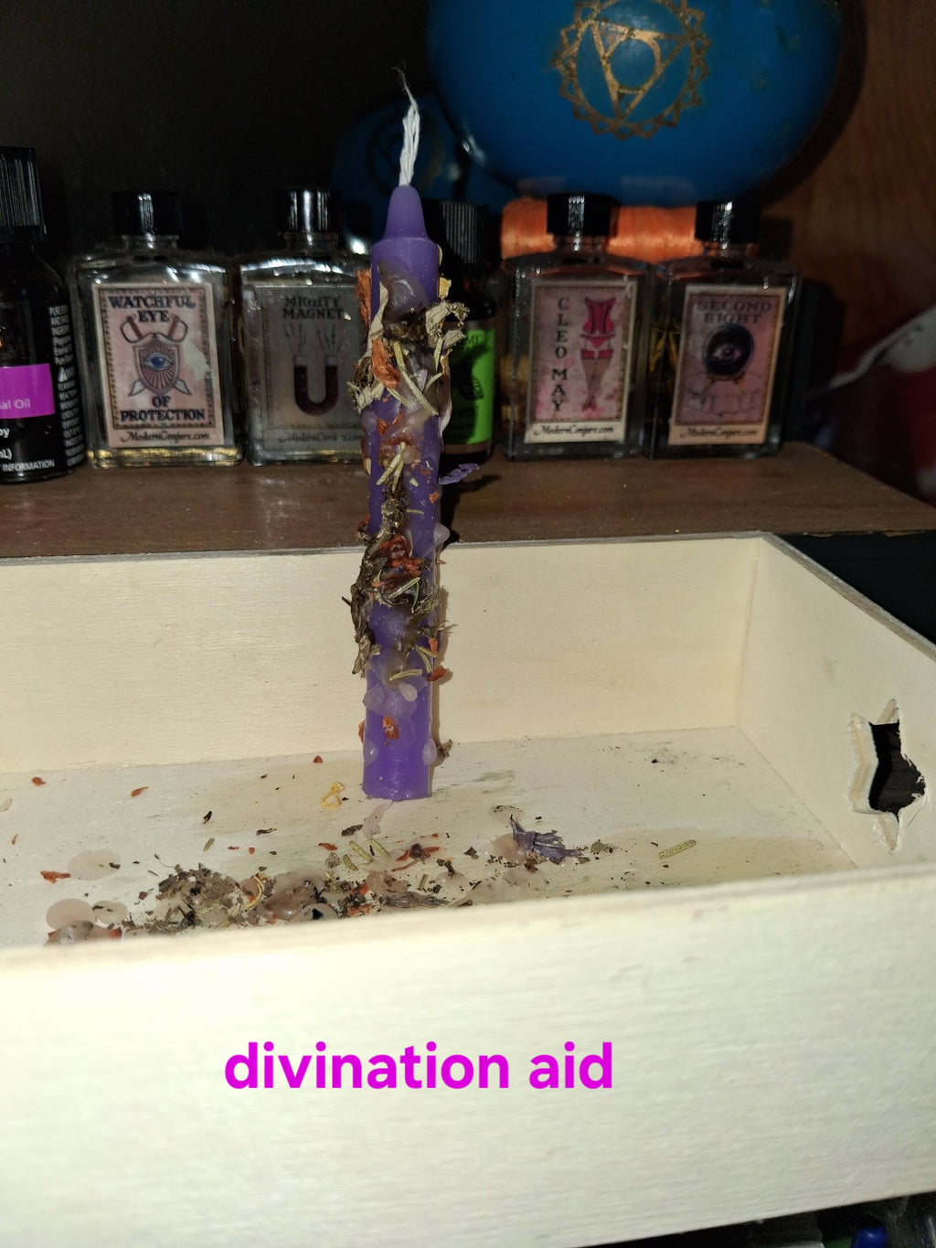 Divination Aid candle